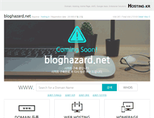Tablet Screenshot of bloghazard.net
